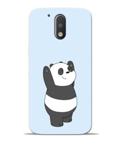 Panda Hands Up Moto G4 Mobile Cover