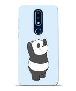 Panda Hands Up Nokia 6.1 Plus Mobile Cover