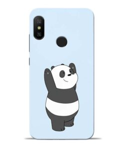 Panda Hands Up Redmi 6 Pro Mobile Cover