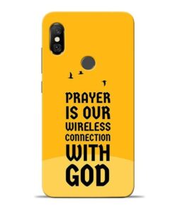 Prayer Is Over Redmi Note 6 Pro Mobile Cover