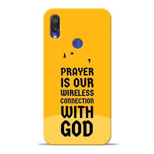 Prayer Is Over Redmi Note 7 Pro Mobile Cover