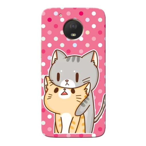 Pretty Cat Moto E4 Plus Mobile Cover