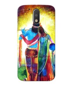 Radha Krishna Moto G4 Mobile Cover