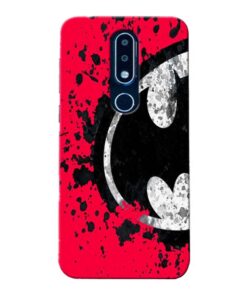 Red Batman Nokia 6.1 Plus Mobile Cover