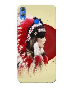 Red Cap Honor 8X Mobile Cover