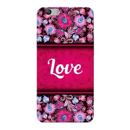 Red Love Oppo F1s Mobile Cover