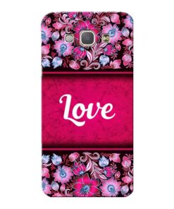 Red Love Samsung Galaxy A8 2015 Mobile Cover