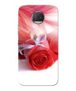 Red Rose Moto G5s Plus Mobile Cover