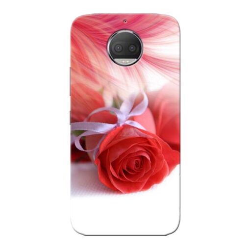 Red Rose Moto G5s Plus Mobile Cover