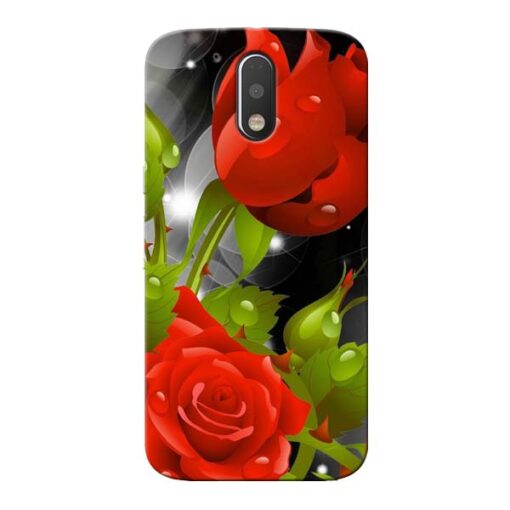 Rose Flower Moto G4 Plus Mobile Cover