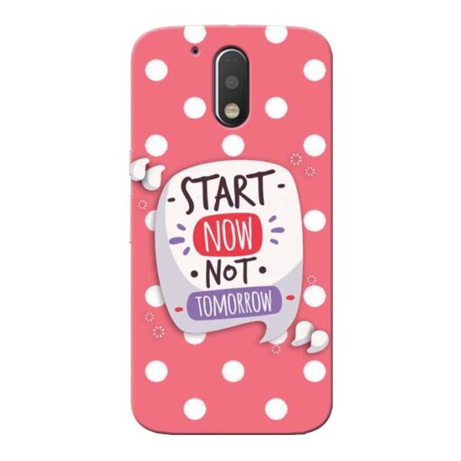 Start Now Moto G4 Plus Mobile Cover
