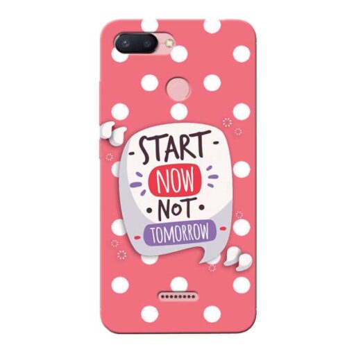 Start Now Xiaomi Redmi 6 Mobile Cover