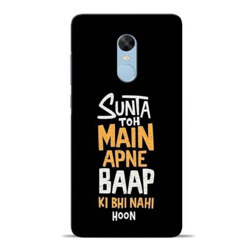 Sunta Toh Main Redmi Note 4 Mobile Cover