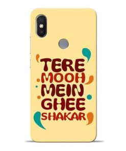 Tere Muh Mein Ghee Redmi Y2 Mobile Cover