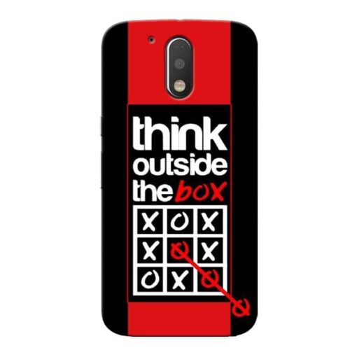 Think Outside Moto G4 Mobile Cover