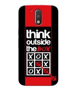 Think Outside Moto G4 Plus Mobile Cover