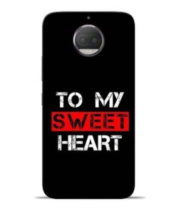 To My Sweet Heart Moto G5s Plus Mobile Cover