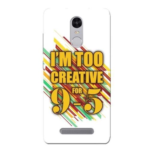 Too Creative Xiaomi Redmi Note 3 Mobile Cover