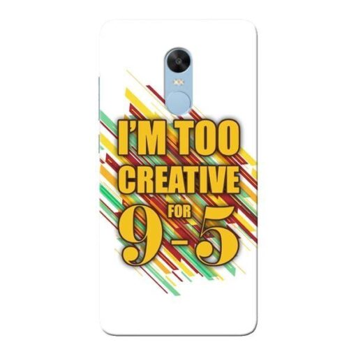 Too Creative Xiaomi Redmi Note 4 Mobile Cover