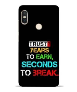 Trust Years To Earn Redmi Note 5 Pro Mobile Cover