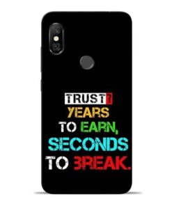 Trust Years To Earn Redmi Note 6 Pro Mobile Cover