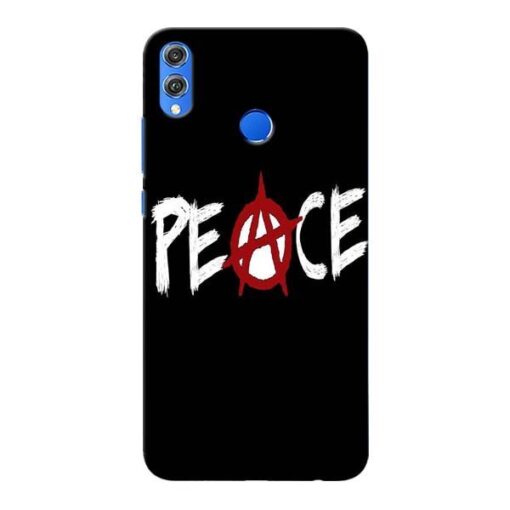 White Peace Honor 8X Mobile Cover