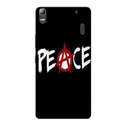 White Peace Lenovo K3 Note Mobile Cover