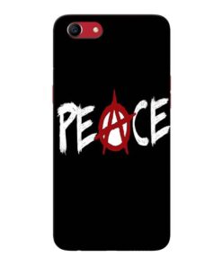 White Peace Oppo A83 Mobile Cover