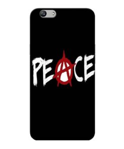 White Peace Oppo F1s Mobile Cover