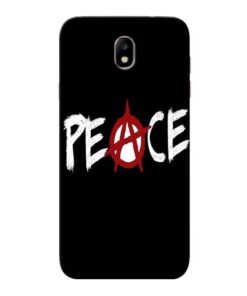 White Peace Samsung Galaxy J7 Pro Mobile Cover