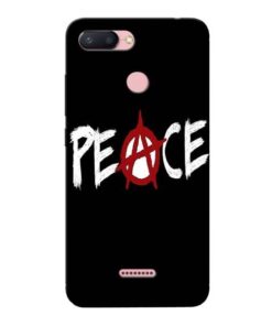 White Peace Xiaomi Redmi 6 Mobile Cover