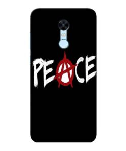 White Peace Xiaomi Redmi Note 5 Mobile Cover