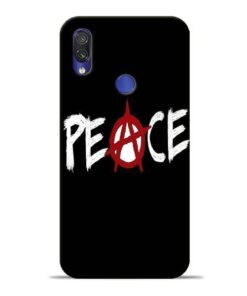 White Peace Xiaomi Redmi Note 7 Mobile Cover