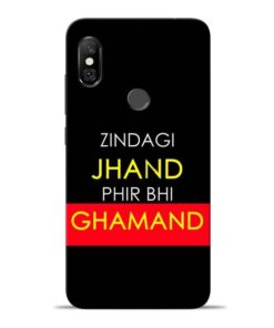 Zindagi Jhand Redmi Note 6 Pro Mobile Cover
