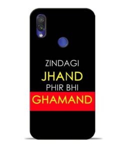 Zindagi Jhand Redmi Note 7 Mobile Cover