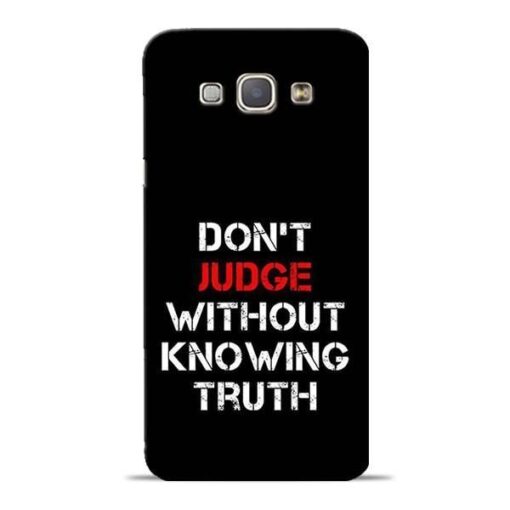 DonT Judge Samsung Galaxy A8 2015 Mobile Cover