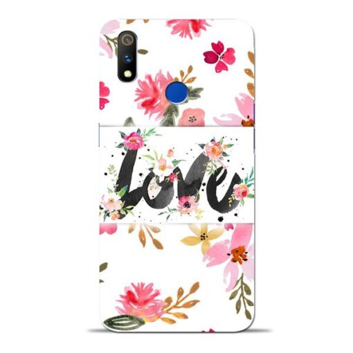 Flower Love Oppo Realme 3 Pro Mobile Cover