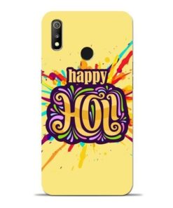 Happy Holi Oppo Realme 3 Mobile Cover