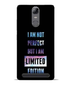 I Am Not Perfect Lenovo Vibe K5 Note Mobile Cover