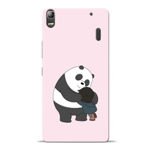 Panda Close Hug Lenovo K3 Note Mobile Cover
