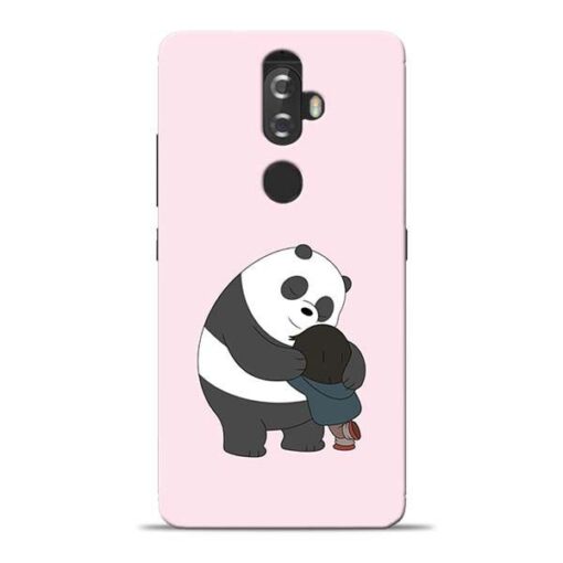 Panda Close Hug Lenovo K8 Plus Mobile Cover