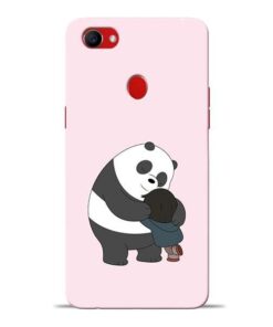 Panda Close Hug Oppo F7 Mobile Cover