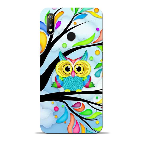 Spring Owl Oppo Realme 3 Mobile Cover 1 Spring Owl Oppo Realme 3 Mobile Cover