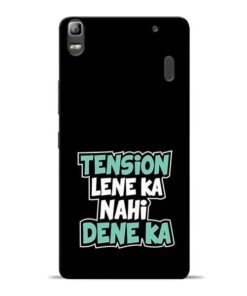 Tension Lene Ka Nahi Lenovo K3 Note Mobile Cover