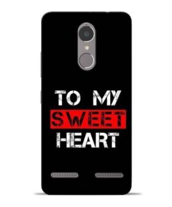 To My Sweet Heart Lenovo K6 Power Mobile Cover