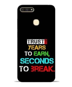 Trust Years To Earn Honor 7A Mobile Cover