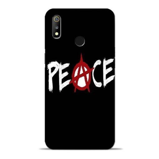 White Peace Oppo Realme 3 Mobile Cover