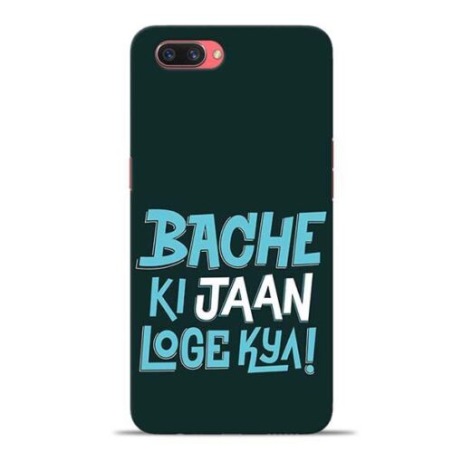 Bache Ki Jaan Louge Oppo A3s Mobile Cover