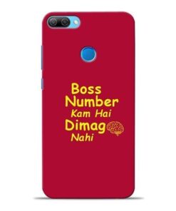Boss Number Honor 9N Mobile Cover