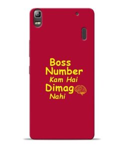 Boss Number Lenovo K3 Note Mobile Cover